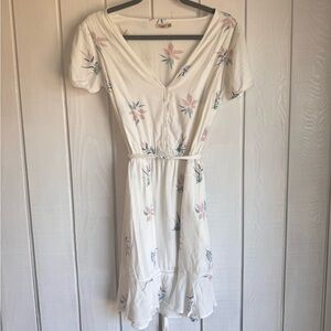 Faherty Floral Mini Dress